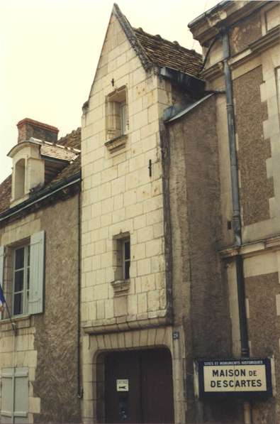 Descartes's house. Hmm, not sure the foundations are secure here...