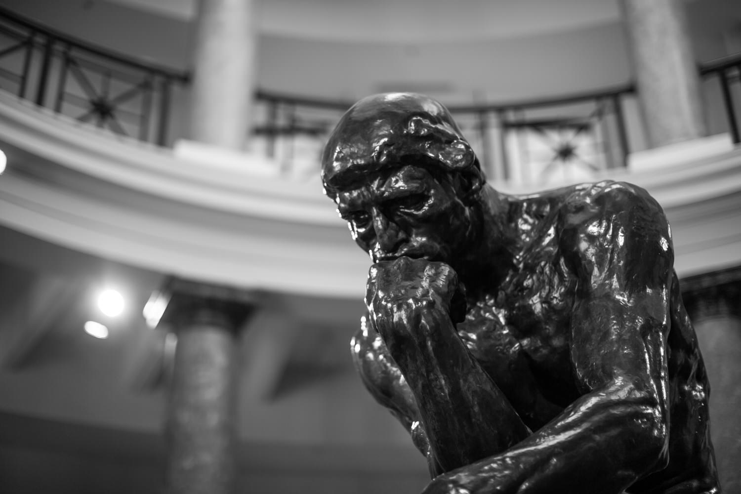 The Thinker by Rodin at Stanford University (April 2018)